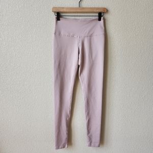 Zella blush pink high-waisted full length leggings S